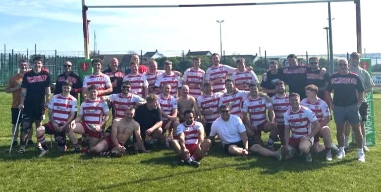 Zac and his Milford Haven squad last season